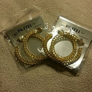 Gold earrings
